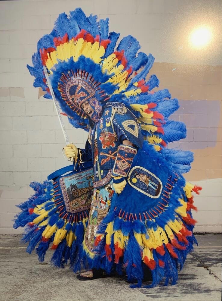 Charles Fréger, Spy boy Doe, Mardi gras indians, 2014-2018 145 x 110 cm